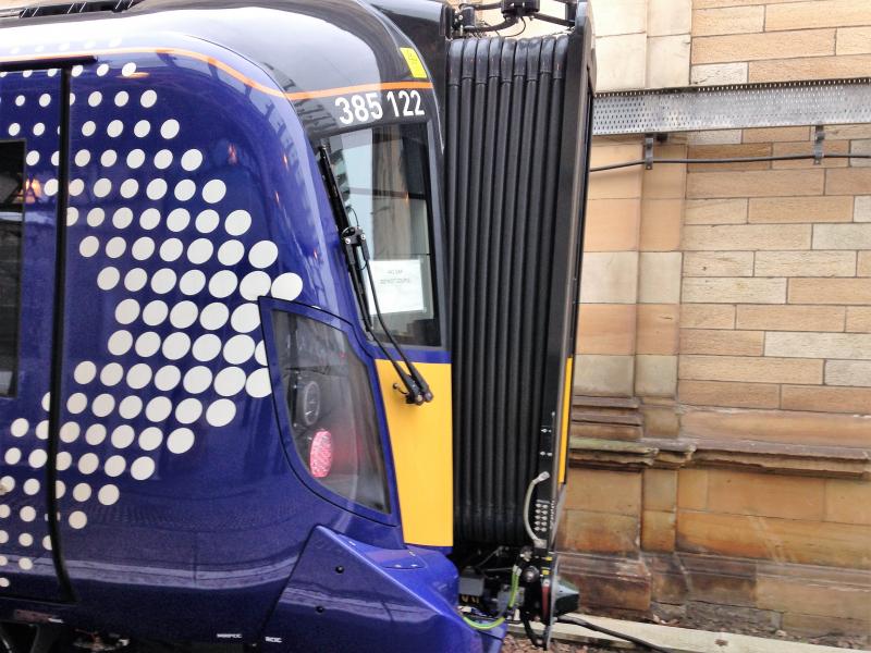 Class 385?: Fitting flat glass but still angled would appear to be possible without major surgery to front end surely?
Photo of Class 385?