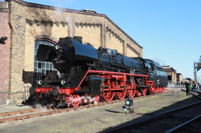 03 2155-4: Class 03 pacific used for steam trip Dresden to Berlin Schoneweide & return Photo of 03 2155-4