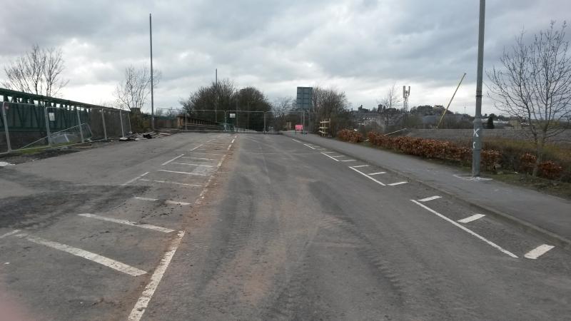 Photo of South side of Kerse Road bridge 16.04.18