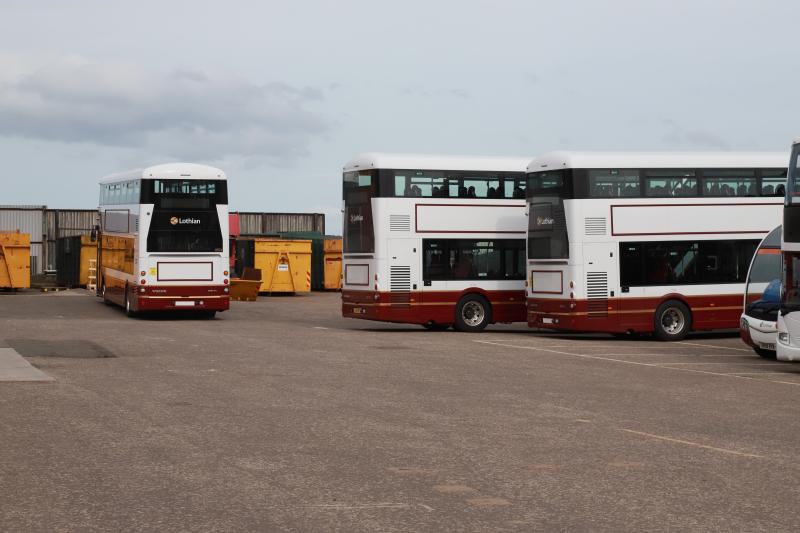 Lothian Gemini 3: Newly delivered on 18/04/2018 1054 along with 1051 & 1053 at Marine Gardens Photo of Lothian Gemini 3