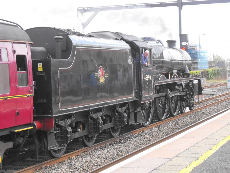 Leander crew member waiting to head off from Stirling: Leander taken at Stirling today. Photo of Leander crew member waiting to head off from Stirling