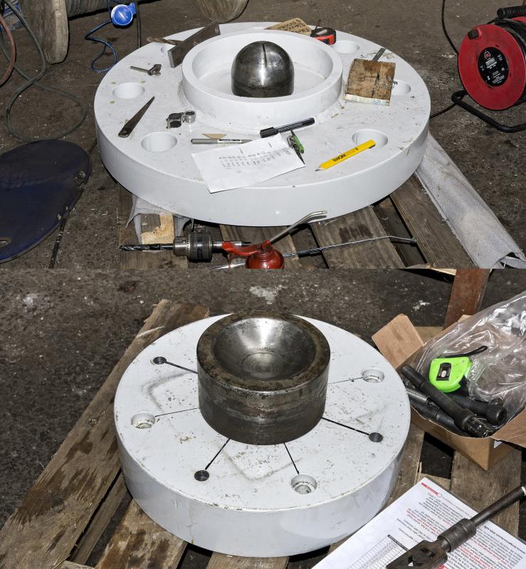 FERRYHILL TT COMES HOME (9).jpg: THE MALE AND FEMALE BEARINGS OF THE ROTATION MECHANISM Photo of FERRYHILL TT COMES HOME (9).jpg