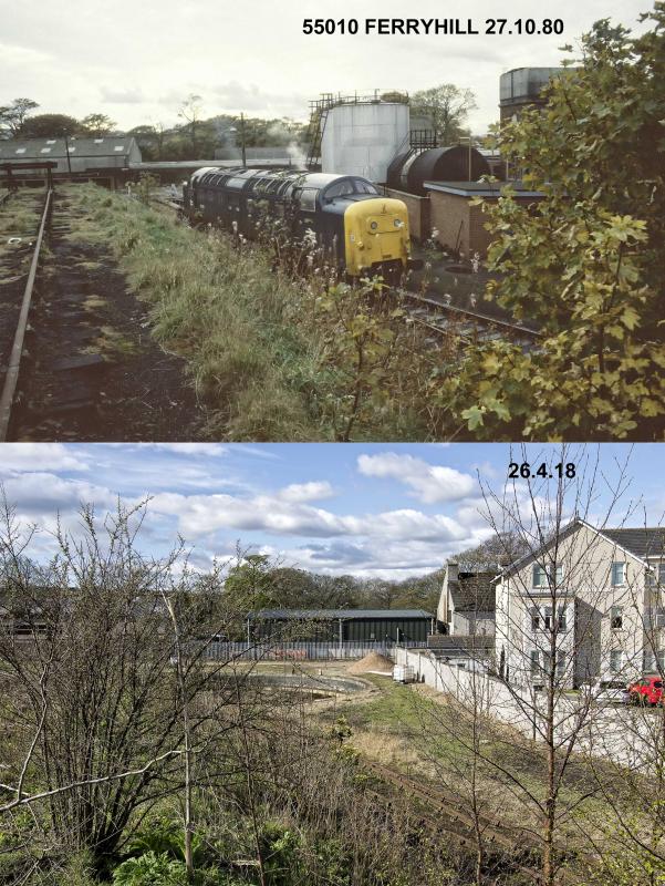 55010.jpg: ROUGHLY SIMILAR VIEWS.
THE NEWER PHOTO TAKEN ON THE DAY FERRYHILL TT RETURNED HOME AFTER MAJOR REFURBISHMENT ----26.4.18 Photo of 55010.jpg