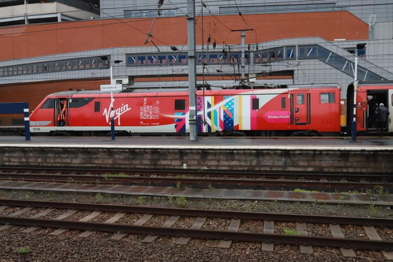 Vinyl on 91106: Vinyl on 91106 advertising The Great Exhibition of the North 22 June to 09 September 2018 Photo of Vinyl on 91106