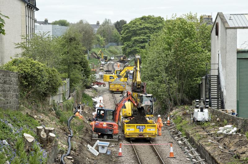 HUTCHEON STREET STN. LKG NORTH TO KITTYBREWSTER 20.5.19.jpg: Photo of HUTCHEON STREET STN. LKG NORTH TO KITTYBREWSTER 20.5.19.jpg