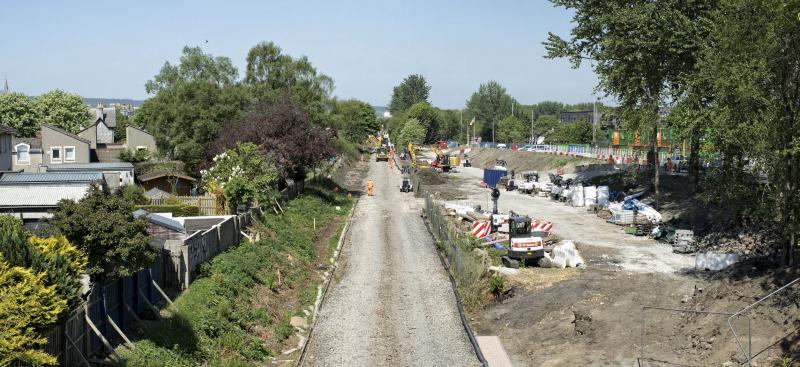 ACTIVITY AT THE SITE OF THE FORMER BANKHEAD STN LKG TO STONEYWOOD AND DYCE 26.5.18.jpg: Photo of ACTIVITY AT THE SITE OF THE FORMER BANKHEAD STN LKG TO STONEYWOOD AND DYCE 26.5.18.jpg