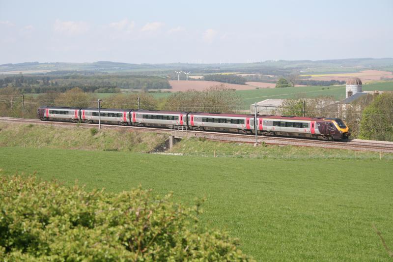 Class 221 between Burnmouth & Ayton: Class 221 voyager between Burnmouth & Ayton. Photo of Class 221 between Burnmouth & Ayton