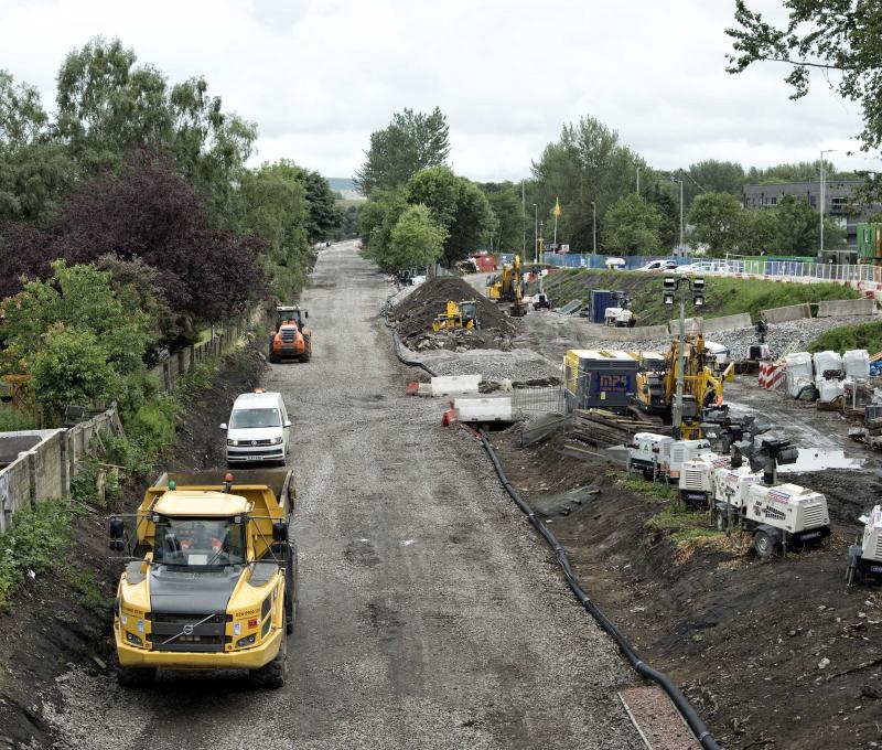 Photo of LOOKING TO BANKHEAD STATION 20.6.18.jpg