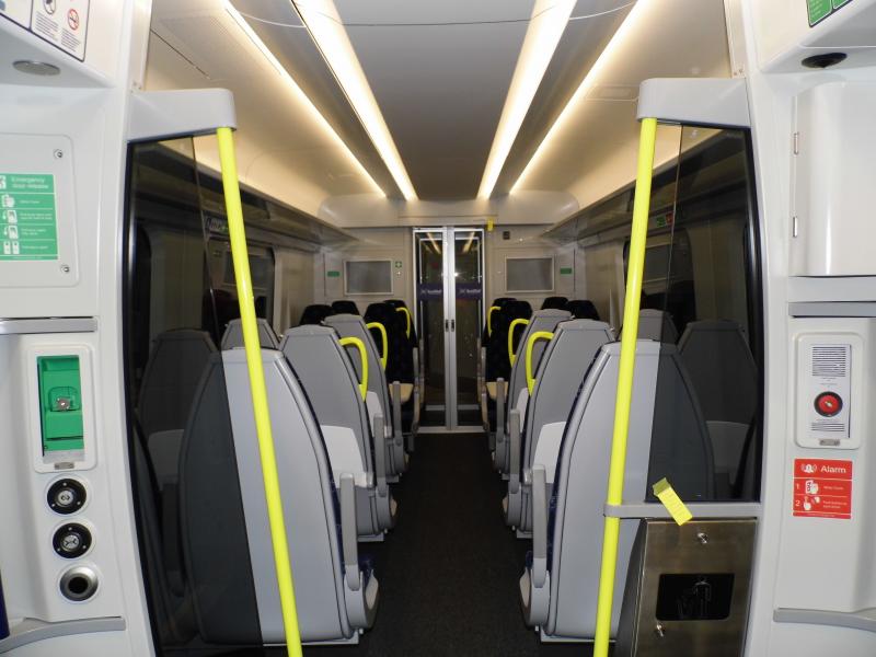 385004 interior: Interior of 385004 taken during an official depot visit to Craigentinny Photo of 385004 interior