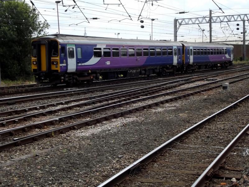 153378 at Carlisle: Unusually formed of two 153s, 153378 and classmate 153307 arrive at Carlisle with a late running service from Leeds via Settle on Saturday 7th July 2018. Photo of 153378 at Carlisle