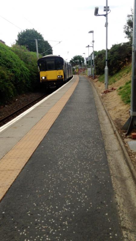 318264 Drumfrochar: 318264 on a Wemyss Bay to Glasgow service at Drumfrochar Photo of 318264 Drumfrochar
