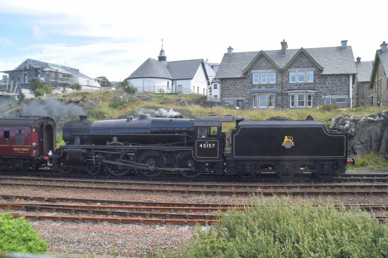 The West Highlander at Mallaig: 45157 at Mallaig 24th July 2018 Photo of The West Highlander at Mallaig