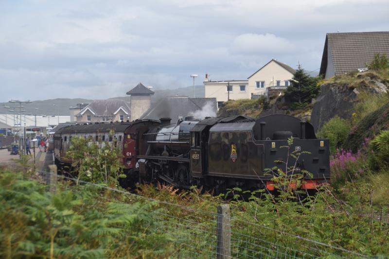 The West Highlander at Mallaig: 45157 at Mallaig 24th July 2018 Photo of The West Highlander at Mallaig
