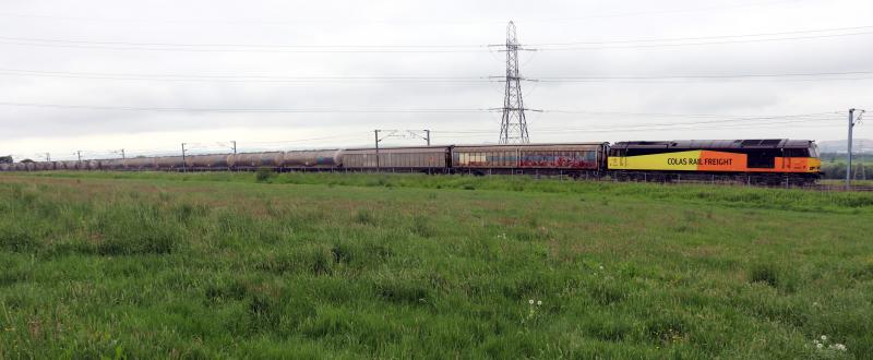 66096 at Kirknewton: Appologies not sure what this service was Photo of 66096 at Kirknewton