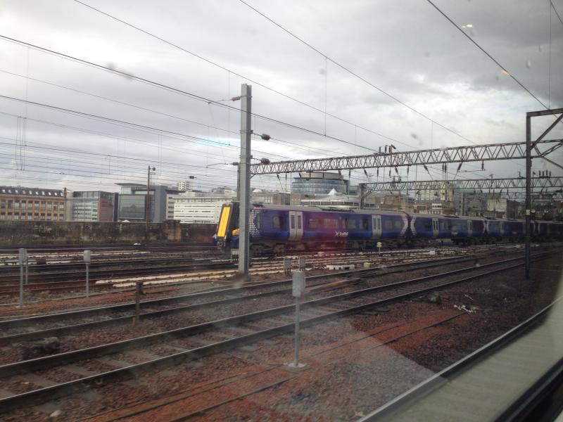 Class 380 Glasgow: A class 380 is seen having just departed Glasgow Central station. Photo of Class 380 Glasgow