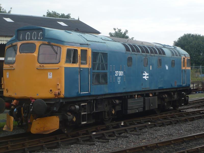 Boness Diesel gala 2008: 27001 Awaiting turn of duty Photo of Boness Diesel gala 2008