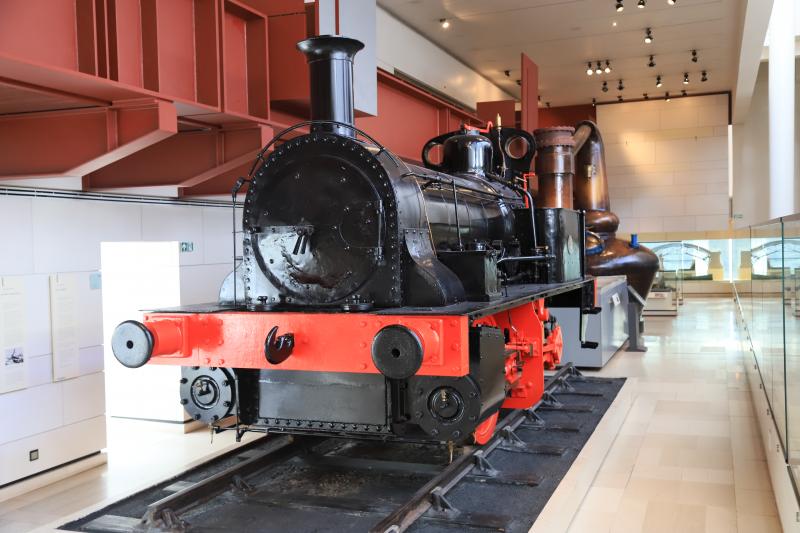 Ellesmere built 1861: 0-4-0T on display at the National Museum in Chambers St Photo of Ellesmere built 1861