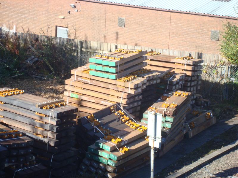 Photo of Sleeper Sets Stacked at Oban Station