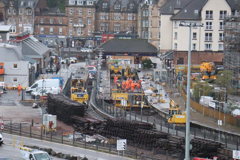 Photo of Oban Station - Day 3 of Track Renewal