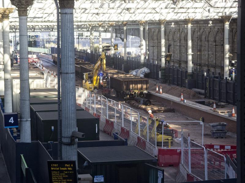 NEW PLATFORMS WAVERLEY 10.10.18.jpg: WIP AT NEW PLATFORMS AT WAVERLEY 10.10.18 Photo of NEW PLATFORMS WAVERLEY 10.10.18.jpg