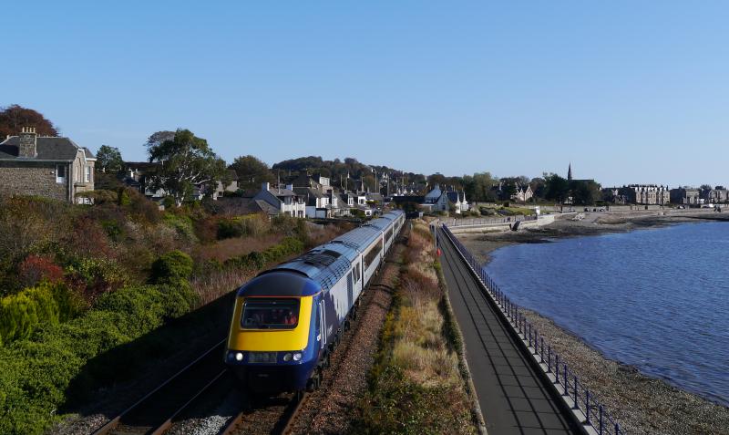 ScotRail HST Press Run West Ferry 10/10/18: Photo of ScotRail HST Press Run West Ferry 10/10/18