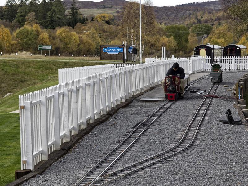 NEW RAILWAY AT G.O.S.E. 24.10.18 (3).JPG: THE ORIGINAL TRACKBED IS ON THE LEFT AND THE TWO MARK ONES ARE ON THE ORIGINAL ALIGNMENT.
THESE HAVE BEEN SUPERBLY CONVERTED INTO A CAFE/PIZZA RESTAURANT Photo of NEW RAILWAY AT G.O.S.E. 24.10.18 (3).JPG