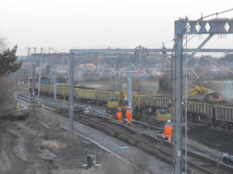 Greenhill Lower track replacement: Greenhill Lower track replacement 2nd Jan 2019. Photo of Greenhill Lower track replacement