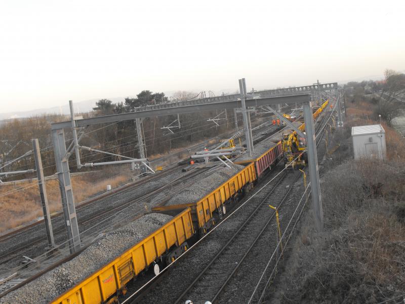 Greenhill Lower track replacement: Greenhill Lower track replacement on 2nd Jan 2019. Photo of Greenhill Lower track replacement