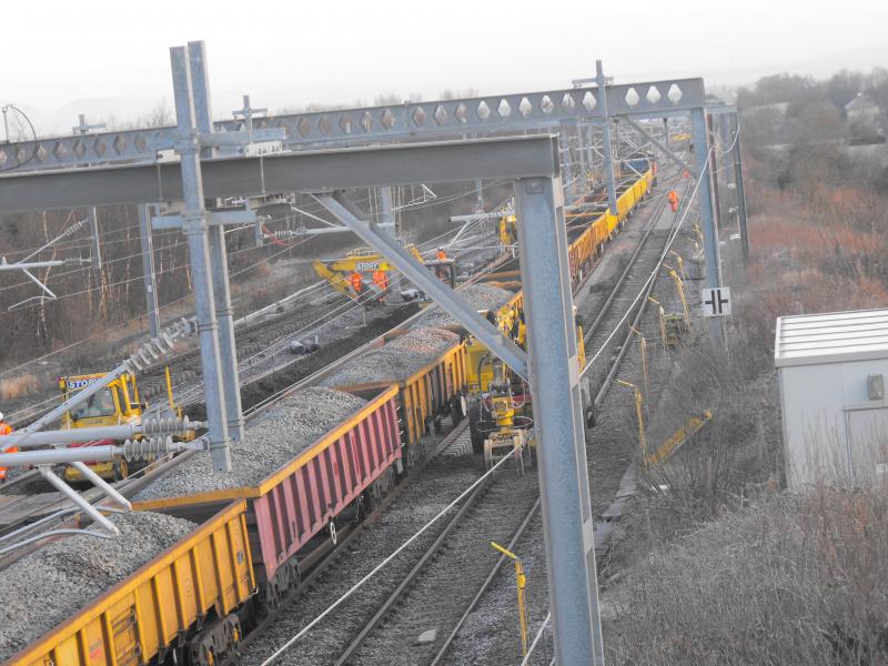 Greenhill Lower track replacement: Greenhill Lower track replacement on 2nd Jan 2019. Photo of Greenhill Lower track replacement