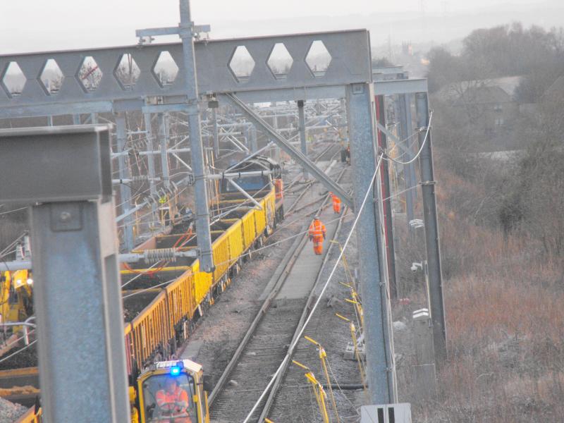 Greenhill Lower track replacement: Greenhill Lower track replacement on 2nd Jan 2019. Photo of Greenhill Lower track replacement
