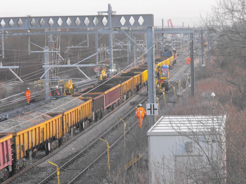 Greenhill Lower track replacement: Greenhill Lower track replacement on 2nd Jan 2019. Photo of Greenhill Lower track replacement