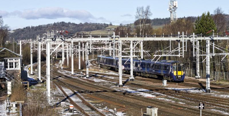 385115 HEADS FOR ALLOA 2.2.19.jpg: Photo of 385115 HEADS FOR ALLOA 2.2.19.jpg