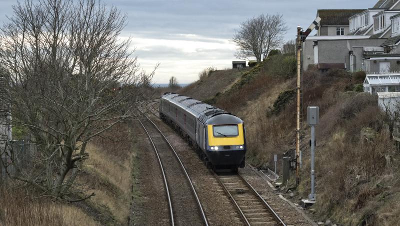 HST'S AT NEWTONHILL 18.2 .19 (3).jpg: ALL SEMAPHORES AT NEWTONHILL WILL BE REPLACED BY COLOUR LIGHT SIGNALS ON OR ABOUT 18TH MARCH 2019 Photo of HST'S AT NEWTONHILL 18.2 .19 (3).jpg