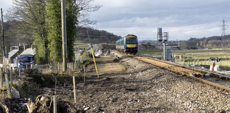 170407 PITMEDDEN STN. 19.2.19.jpg: WIP PRELIMINARY WORK AT THE SITE OF PITMEDDEN STATION LOOKING NORTH Photo of 170407 PITMEDDEN STN. 19.2.19.jpg