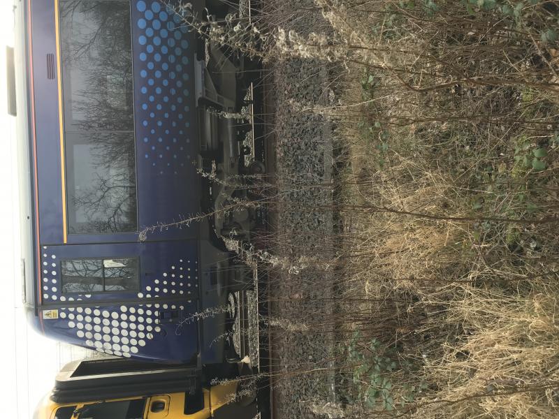 170451 on skate: 170451 on skate in Polmont Up Loop North on 23/02/19. Photo of 170451 on skate