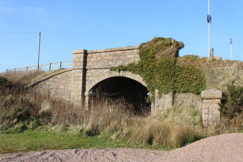 Boddam: Bridge at Boddam on the Peterhead Prison Railway Photo of Boddam