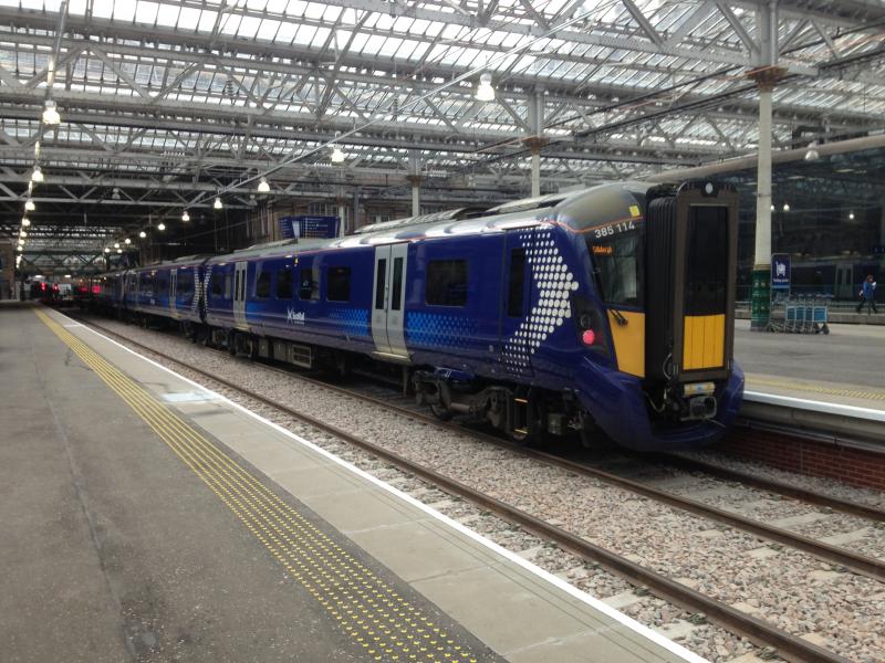 Waverley Platform 5: 385 114 stabled in newly opened Platform t later to work
16.42 North Berwick 01.03.2019 Photo of Waverley Platform 5