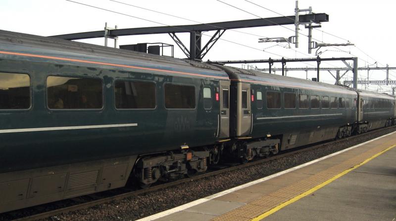 Photo of ex-GWR Green HST trailers