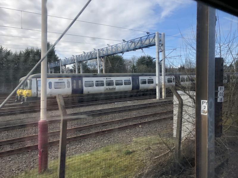 Stored at Yoker: On 30 March 2019, off-lease Class 365s are seen stored at Yoker depot. Photo of Stored at Yoker