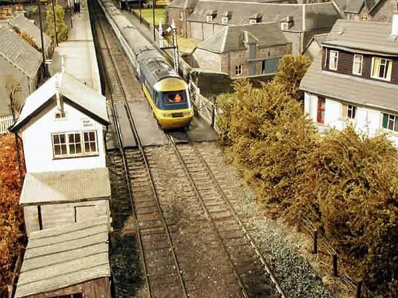 Blair Atholl - Drumochter: The UP Highland Cheiftain thunders through Blair Atholl Photo of Blair Atholl - Drumochter