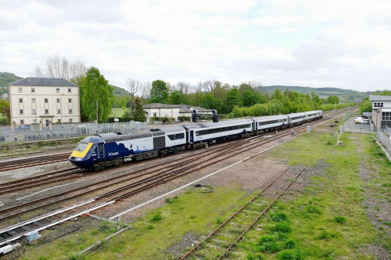 Photo of 5S03 Doncaster to Inverness Refurbished Scotrail HST at Perth...4-5-19.