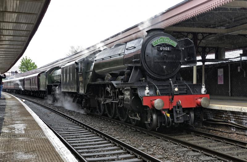 FLYING SCOTSMAN AND MAYFLOWER AVIEMORE (4).jpg: Photo of FLYING SCOTSMAN AND MAYFLOWER AVIEMORE (4).jpg