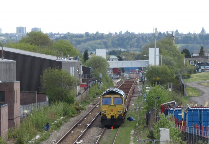 IMG_8416.JPG: Raith's Farm 10th May looking to Dyce station Photo of IMG_8416.JPG