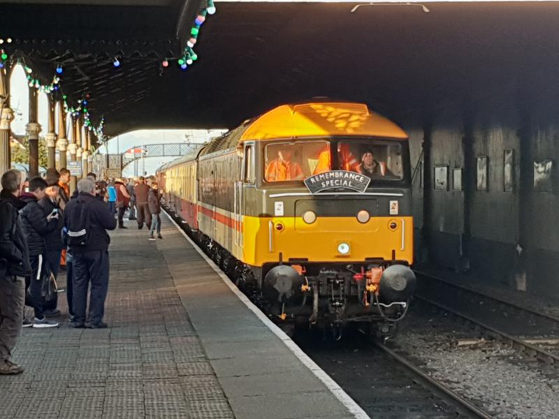 Winter Diesel Gala 2018: Freshly repainted 47643 at Bo'ness, Saturday 29th December , 2018 . Photo of Winter Diesel Gala 2018
