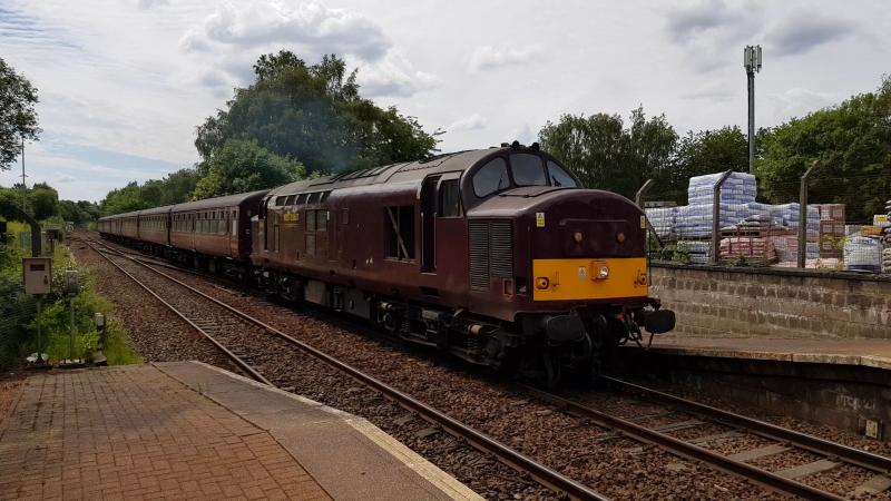 Photo of West Coast 37669 at Maryhill with 5Z37 (22-06-19)