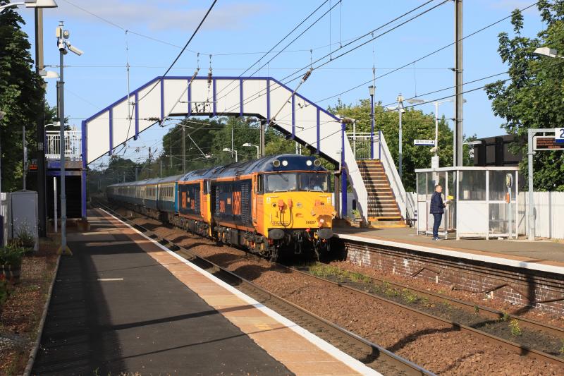 1Z50: 50014 (50007) + 50049 on 1Z50 07.15 Motherwell to Scarborough passing through Slateford on 06/07/2019 Photo of 1Z50