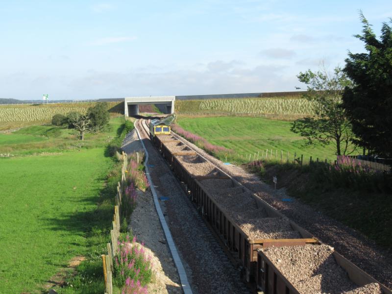 Photo of Near Dyce with AWPR bridge inmmediately beyond 