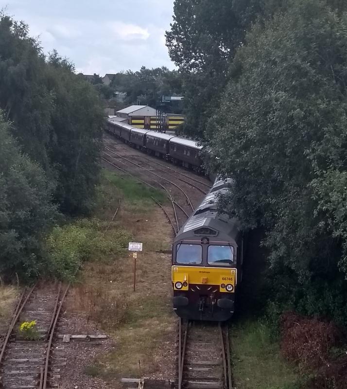 Royal Scotsman at Steele's, Hamilton : 66746 with the Royal Scotsman stock Photo of Royal Scotsman at Steele's, Hamilton