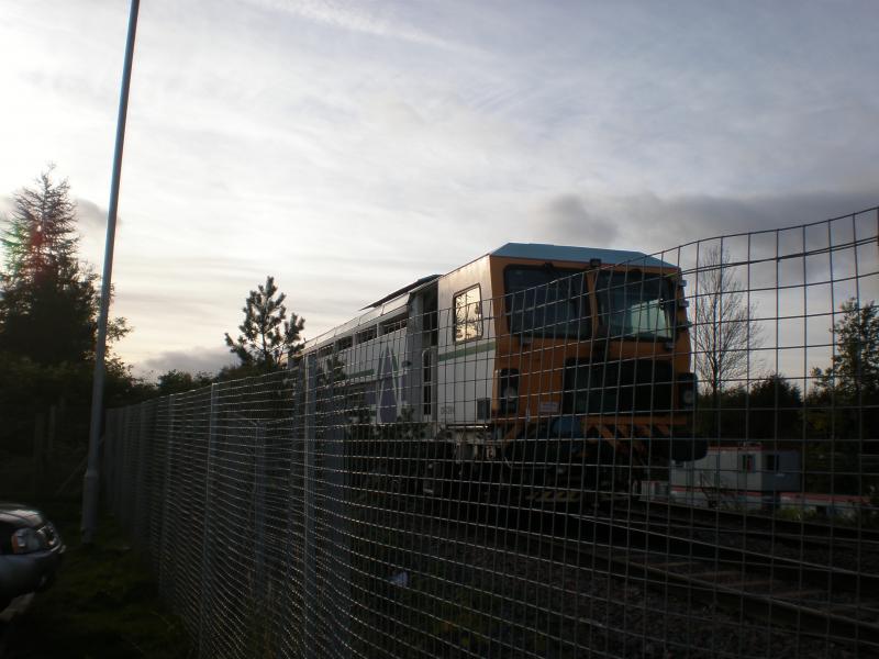 Tamper At Uphall: Tamper No. DR 73916 'First Engineering' Stands at Uphall for the night. Photo of Tamper At Uphall