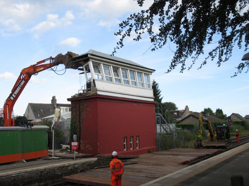 Photo of Dyce box demolition